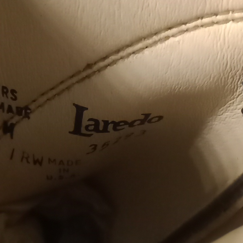 Laredo Gray Roper Boots Sz 7 - Picture 6 of 10